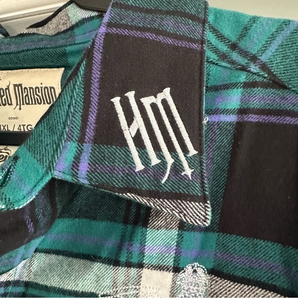 Cakeworthy Disney Haunted Mansion Flannel Shirt - Picture 3 of 6